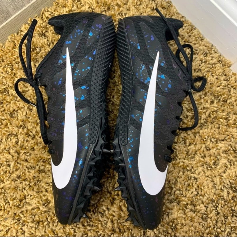 NWOT Nike Women's Black Zoom Rival S Track and Field Running Shoes with Cleats